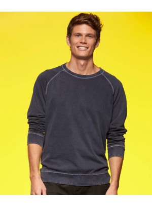 James & Nicholson Elegáns Férfi Kerek nyakú fekete színű pulóver